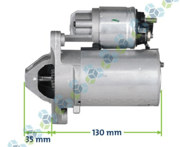 Encontraproduto.com.br - Motor Partida Arranque Renault Sandero 2008 a 2015 Valeo 9 Dentes