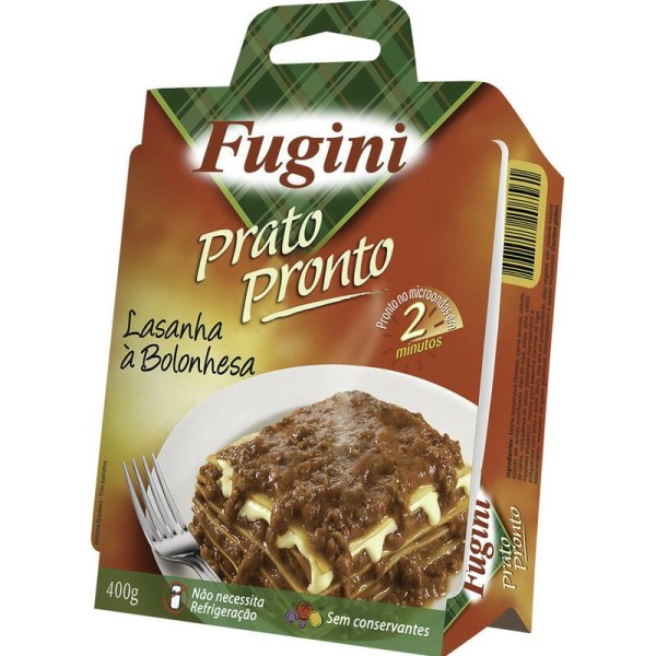 Encontraproduto.com.br - Lasanha Prato Pronto Fugini Bolonhesa Caixeta com 400g