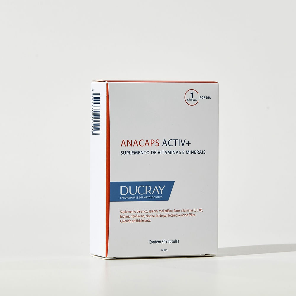 Encontraproduto.com.br - Suplemento Alimentar Para Crescimento Capilar Anacaps Activ Ducray 30caps