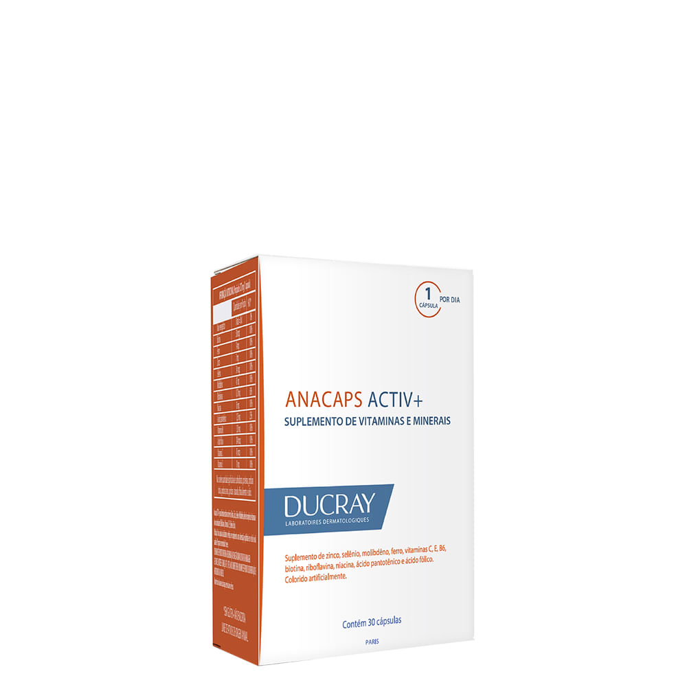 Encontraproduto.com.br - Suplemento Alimentar Para Crescimento Capilar Anacaps Activ Ducray 30caps