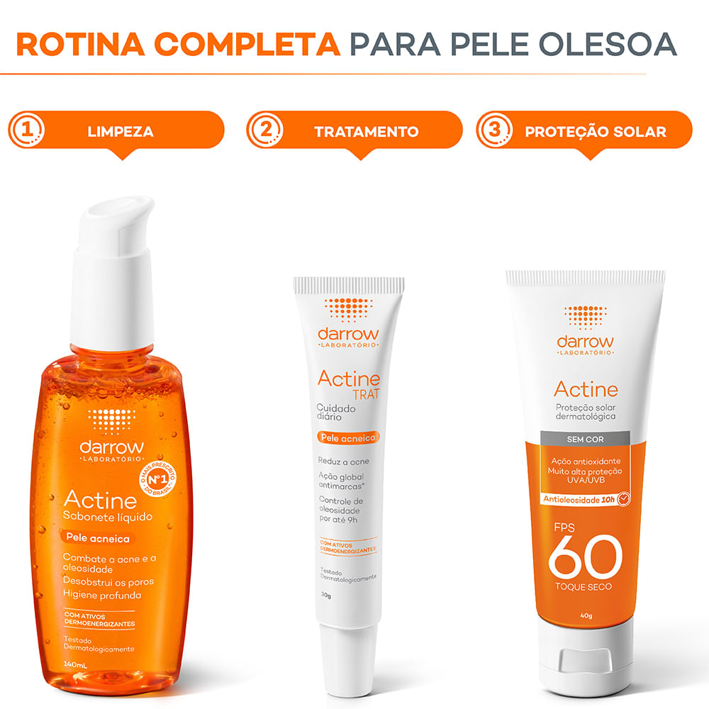 Encontraproduto.com.br - Gel de Tratamento Antiacne Darrow Actine TRAT Peles Oleosas 30g