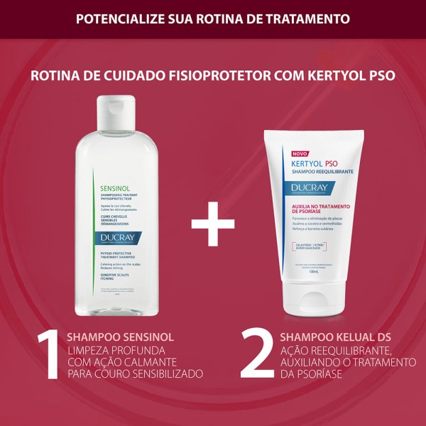 Encontraproduto.com.br - Shampoo Ducray Kertyol Pso 100Ml