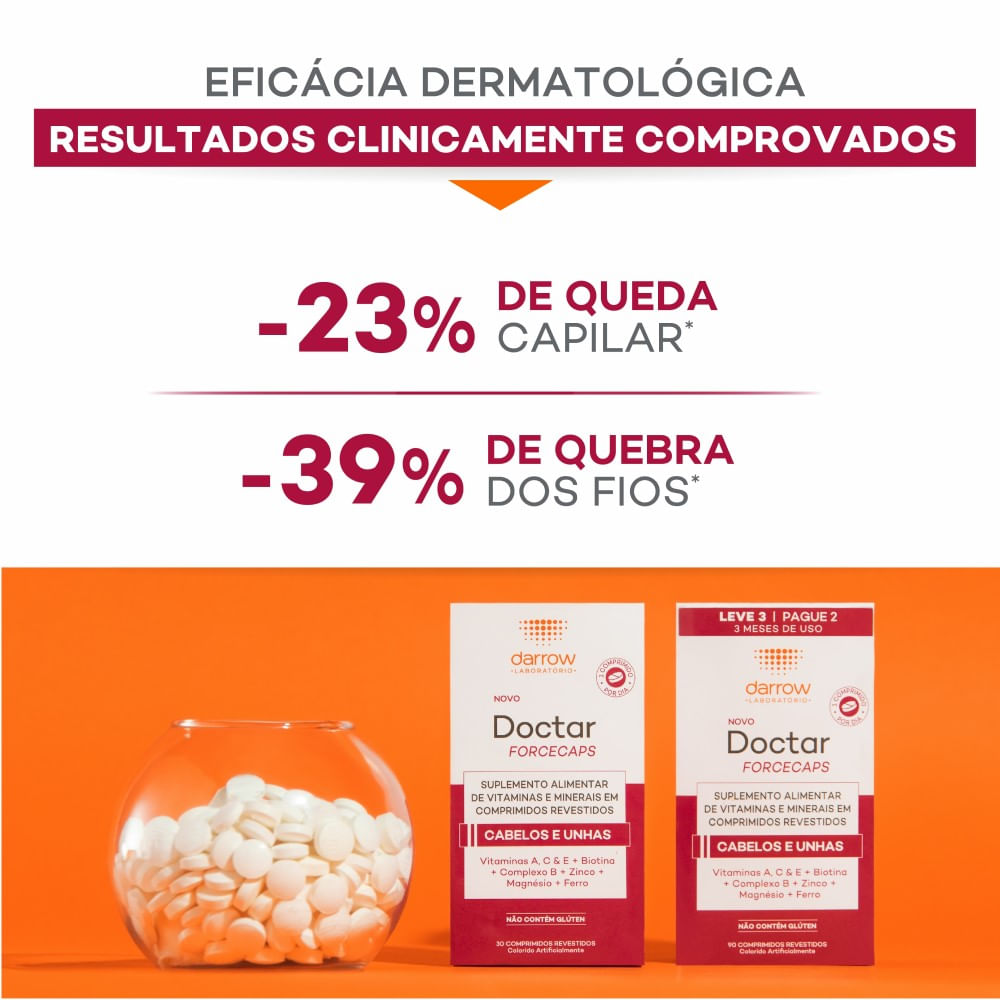 Encontraproduto.com.br - Suplemento Alimentar Doctar Forcecaps 30 Comprimidos