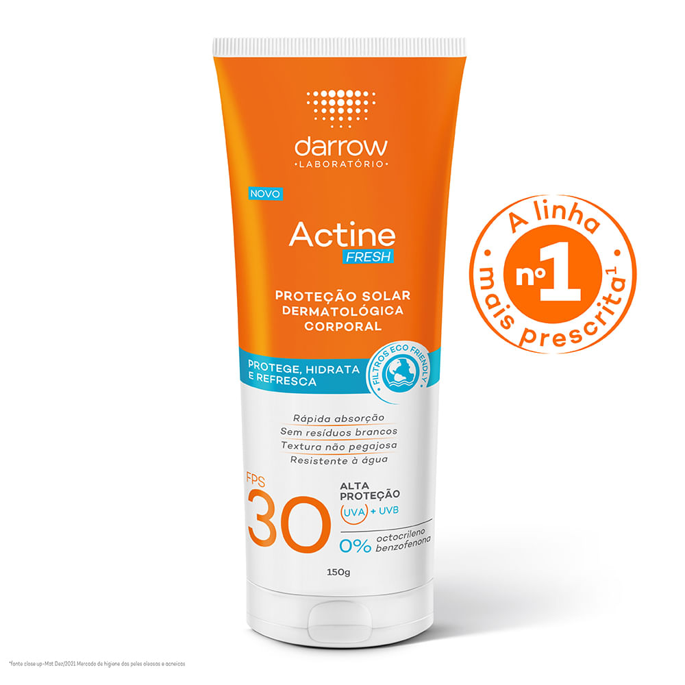 Encontraproduto.com.br - Protetor Solar Corporal Actine FPS 30 Fresh 150g