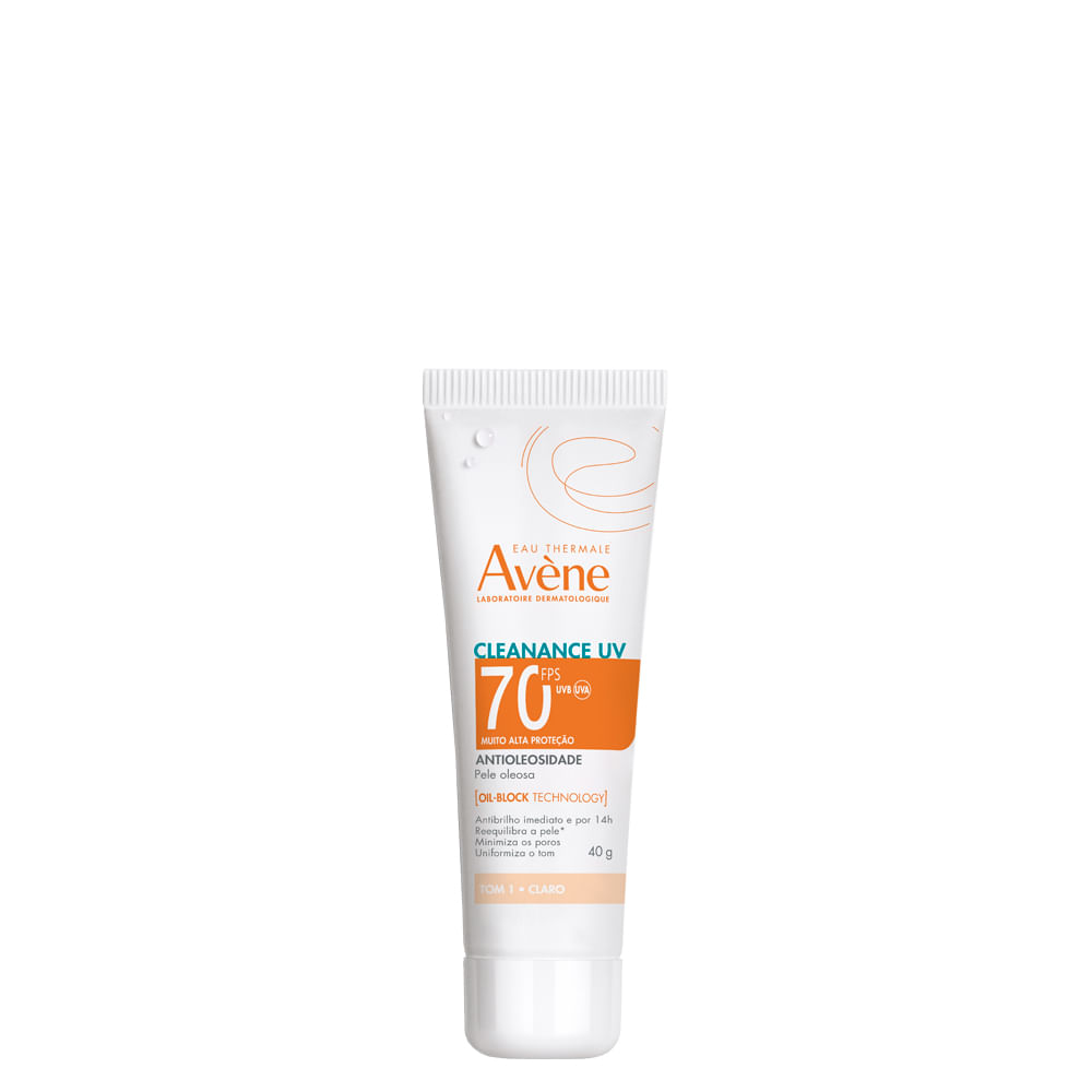 Protetor Solar Facial Avéne Antioleosidade Fps 70 Tom Claro - 40g