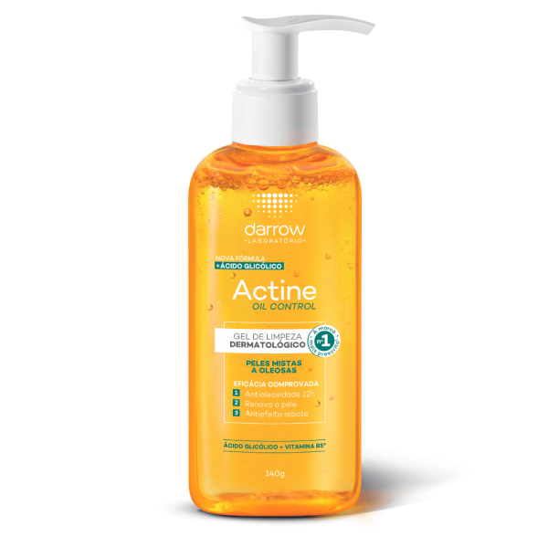 Actine Control Limpeza Pele Mista A Oleosa Gel 140g