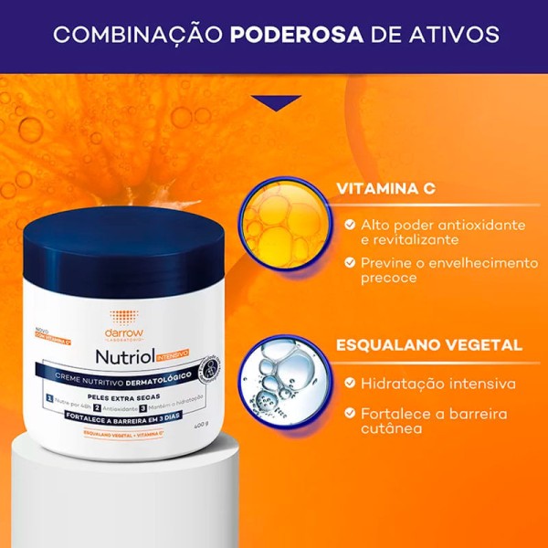 Encontraproduto.com.br - Hidratante Nutriol Intensivo Creme Peles Extra Secas 400gr