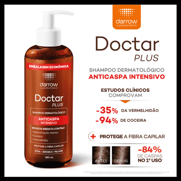 Encontraproduto.com.br - Shampoo Doctar Plus Anticaspa 380ml