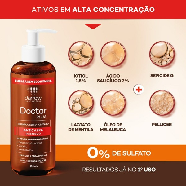 Encontraproduto.com.br - Shampoo Doctar Plus Anticaspa 380ml