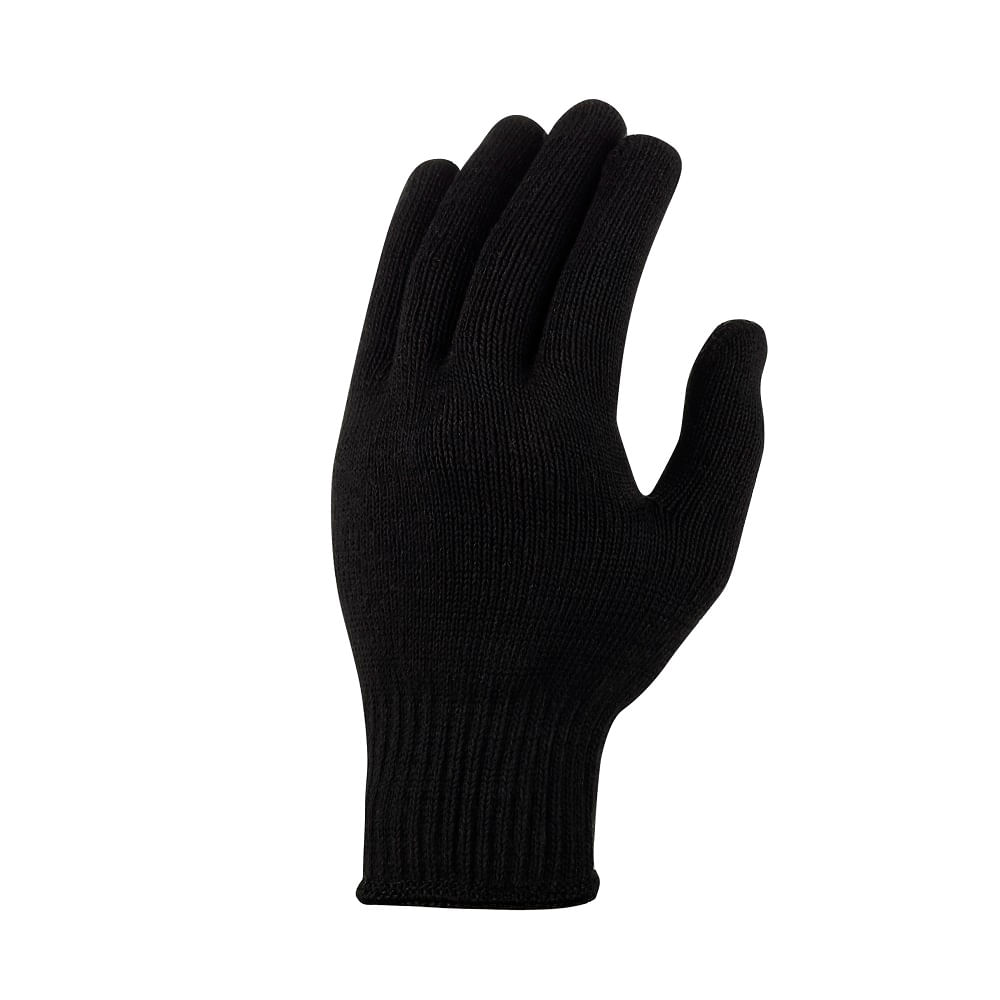 Encontraproduto.com.br - Luva Poliéster/Algodão com Pontos na Palma Preto Delta