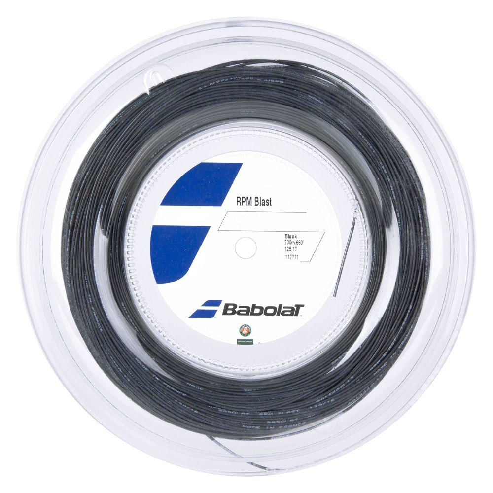 Encontraproduto.com.br - Corda Babolat Rpm Blast 17 1.25mm Grafite - Rolo com 200 metros
