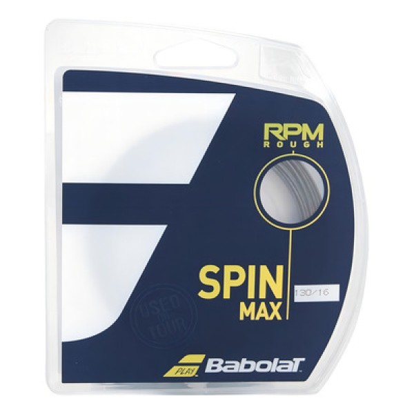 Corda Para Raquete Babolat Rpm Blast Rough Unissex - Preta