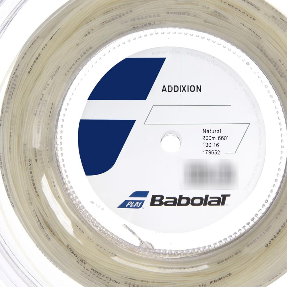 Rolo De Corda Babolat Addixion Calibre 1,30 X 200 M Natural
