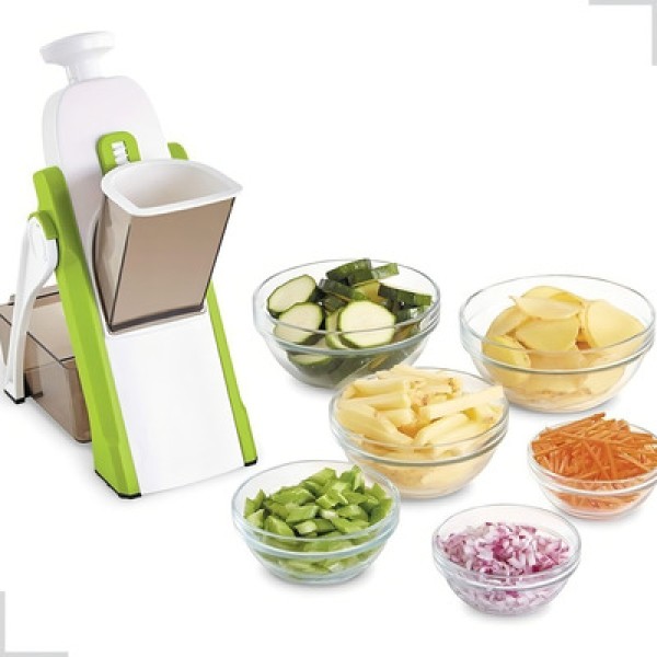 Encontraproduto.com.br - Multifuncional Food Chopper Mandoline Slicer Cortador E Fatiador