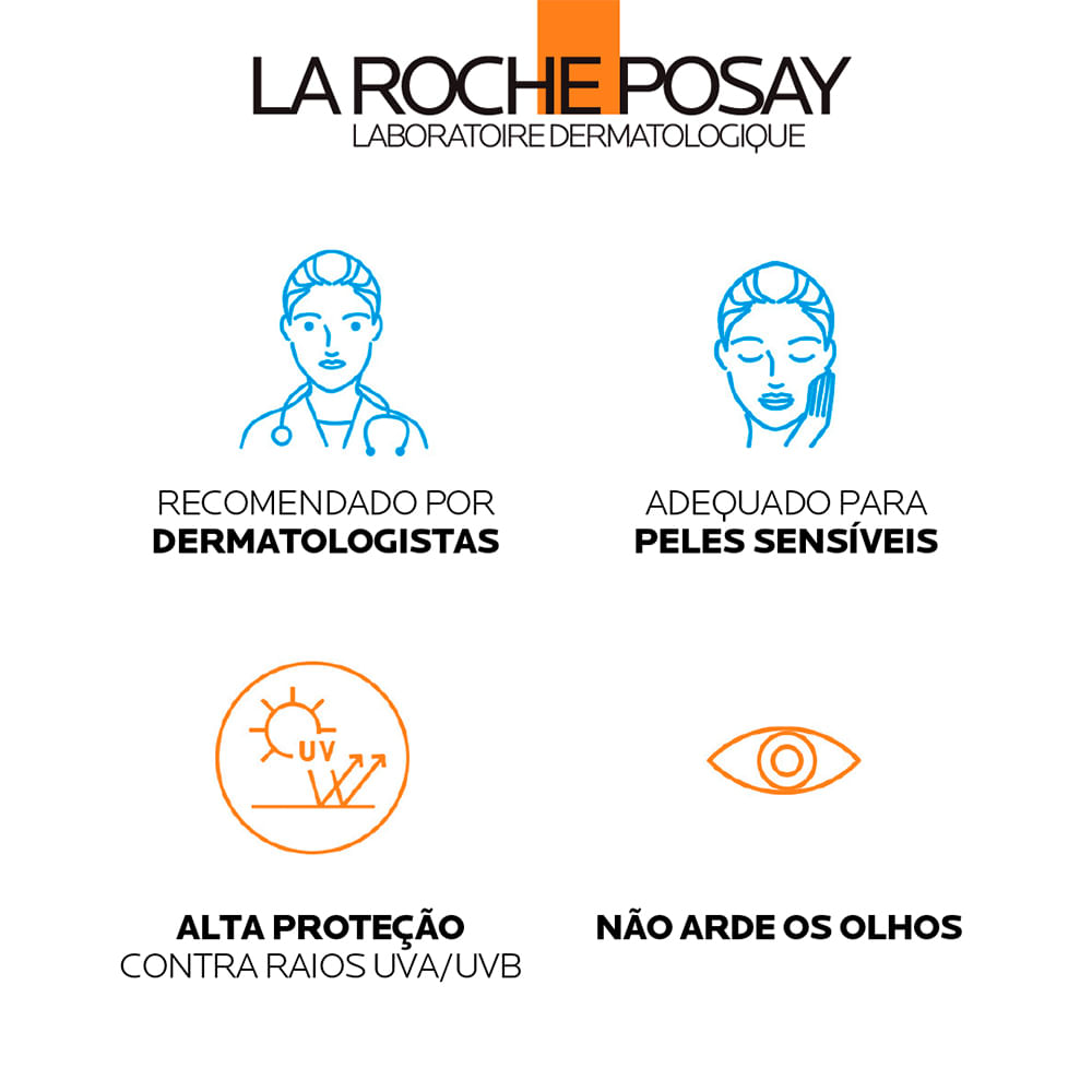 Encontraproduto.com.br - Protetor Solar Facial La Roche-Posay Anthelios Hydraox FPS60 Sem Cor 50ml