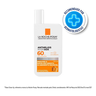 Encontraproduto.com.br - Protetor Solar Facial La Roche-Posay Anthelios Hydraox FPS60 Sem Cor 50ml