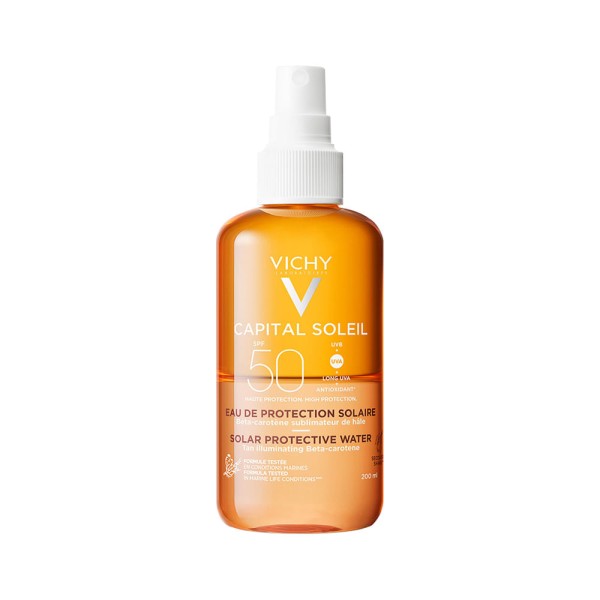 Vichy Capital Soleil Agua Protetora Iluminadora Fps50 200ml