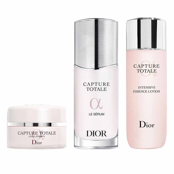 Dior Kit Coffret Holiday Capture Totale Routine - Sérum Facial  + Creme Facial Anti-Idade + Loção Facial + Nácessaire