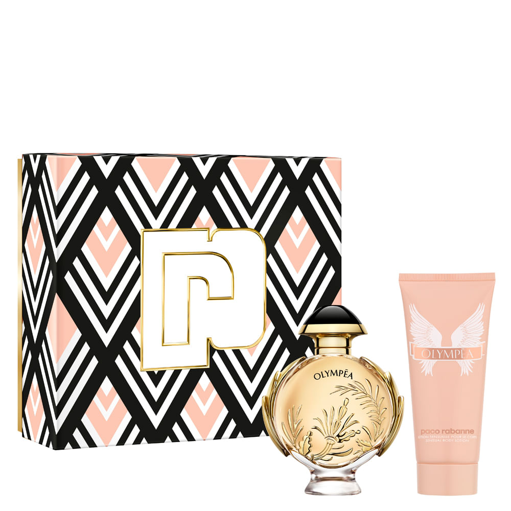 Kit Perfume Paco Rabanne Olympéa Solar Intense Feminino Eau de Parfum 80 ml + Creme Corporal 100 ml