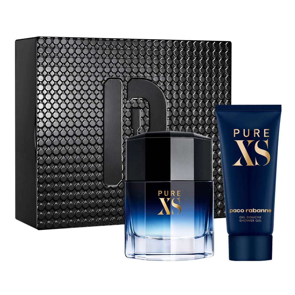 Encontraproduto.com.br - Kit Perfume Paco Rabanne Pure Xs For Masculino Eau de Toilette 100 ml + Gel de Banho 100 ml