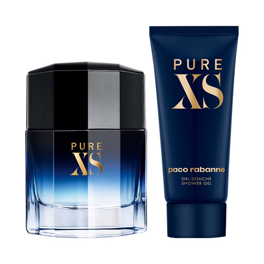 Encontraproduto.com.br - Kit Perfume Paco Rabanne Pure Xs For Masculino Eau de Toilette 100 ml + Gel de Banho 100 ml