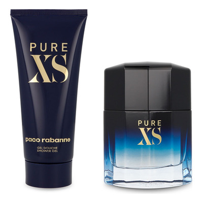 Encontraproduto.com.br - Kit Perfume Paco Rabanne Pure Xs For Masculino Eau de Toilette 100 ml + Gel de Banho 100 ml