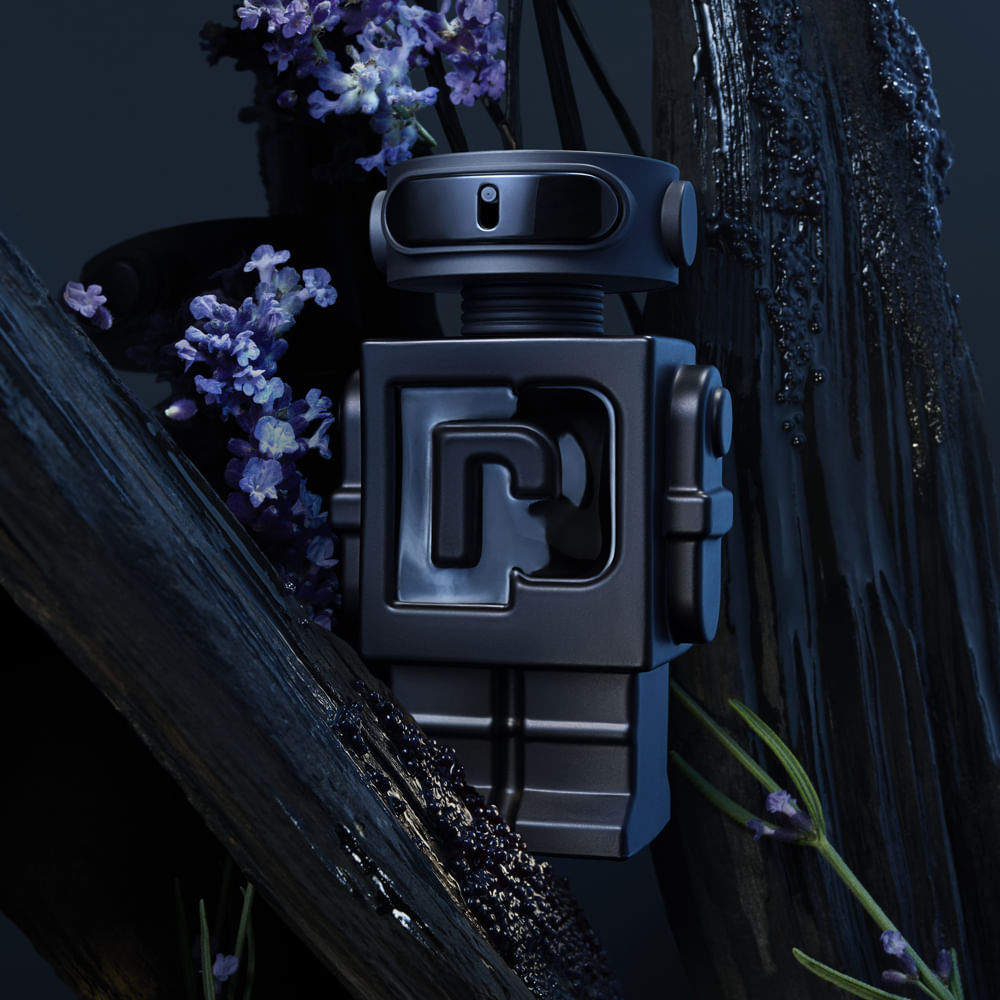 Encontraproduto.com.br - Kit Perfume Rabanne Phantom Parfum Masculino 100 ml + Desodorante 150 ml + Miniatura 10 ml