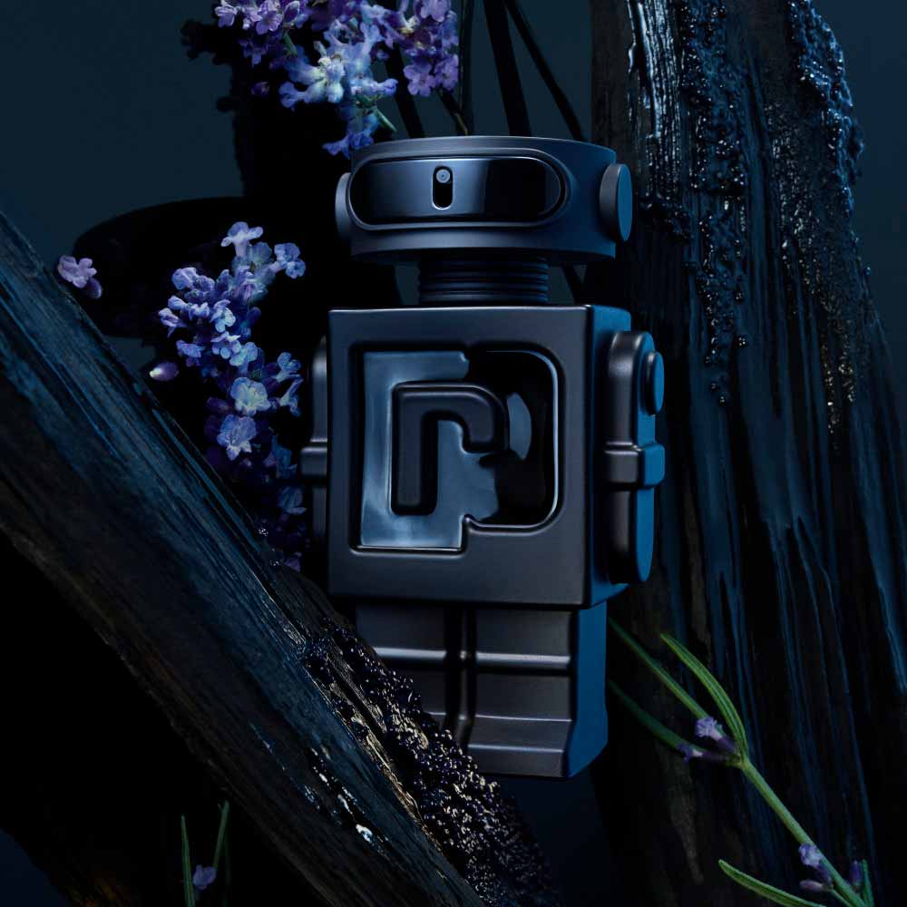 Encontraproduto.com.br - Kit Perfume Rabanne Phantom Parfum Masculino 100 ml + Desodorante 150 ml + Miniatura 10 ml