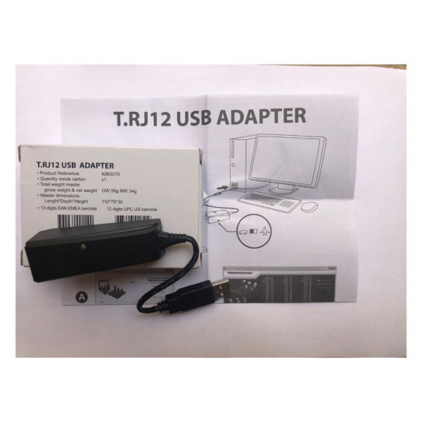 Encontraproduto.com.br - Thrustmaster Adaptador TR J12 USB - PS4, XBOX Series X/S, One, PC