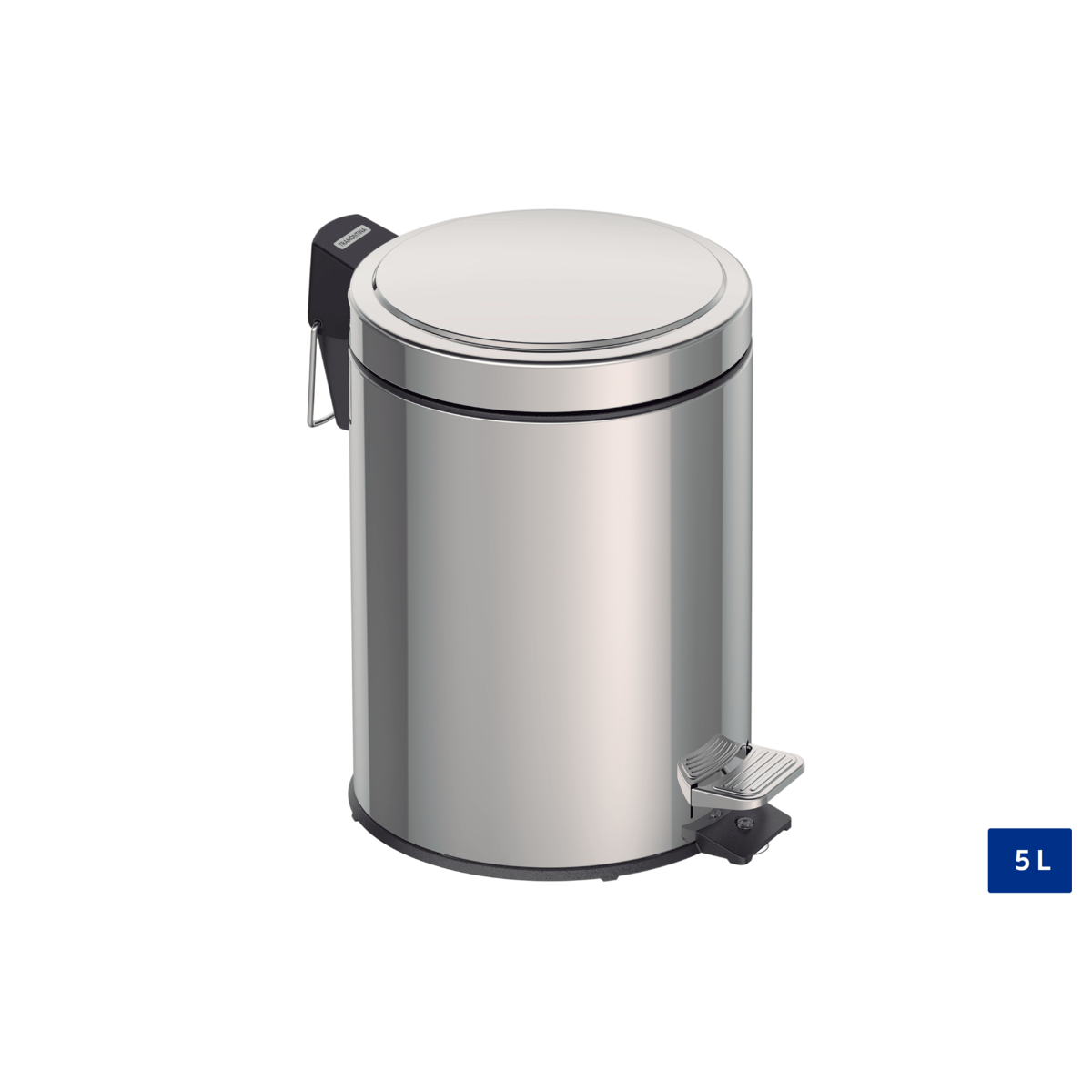 Lixeira Com Pedal em Inox 5 Litros Prata Tramontina