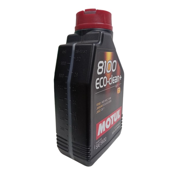 Encontraproduto.com.br - Oléo Lubrificante do Motor Motul 8100 Eco Clean+ 5W30 100% Sintético 1L