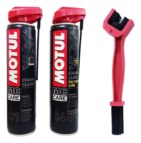 Encontraproduto.com.br - Óleo para Manutenção de Corrente Motul MC Care C4 Chain Lube Factory Line 400ml