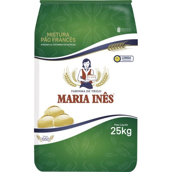Encontraproduto.com.br - Mistura para Pão Francês Maria Inês Saco com 25kg