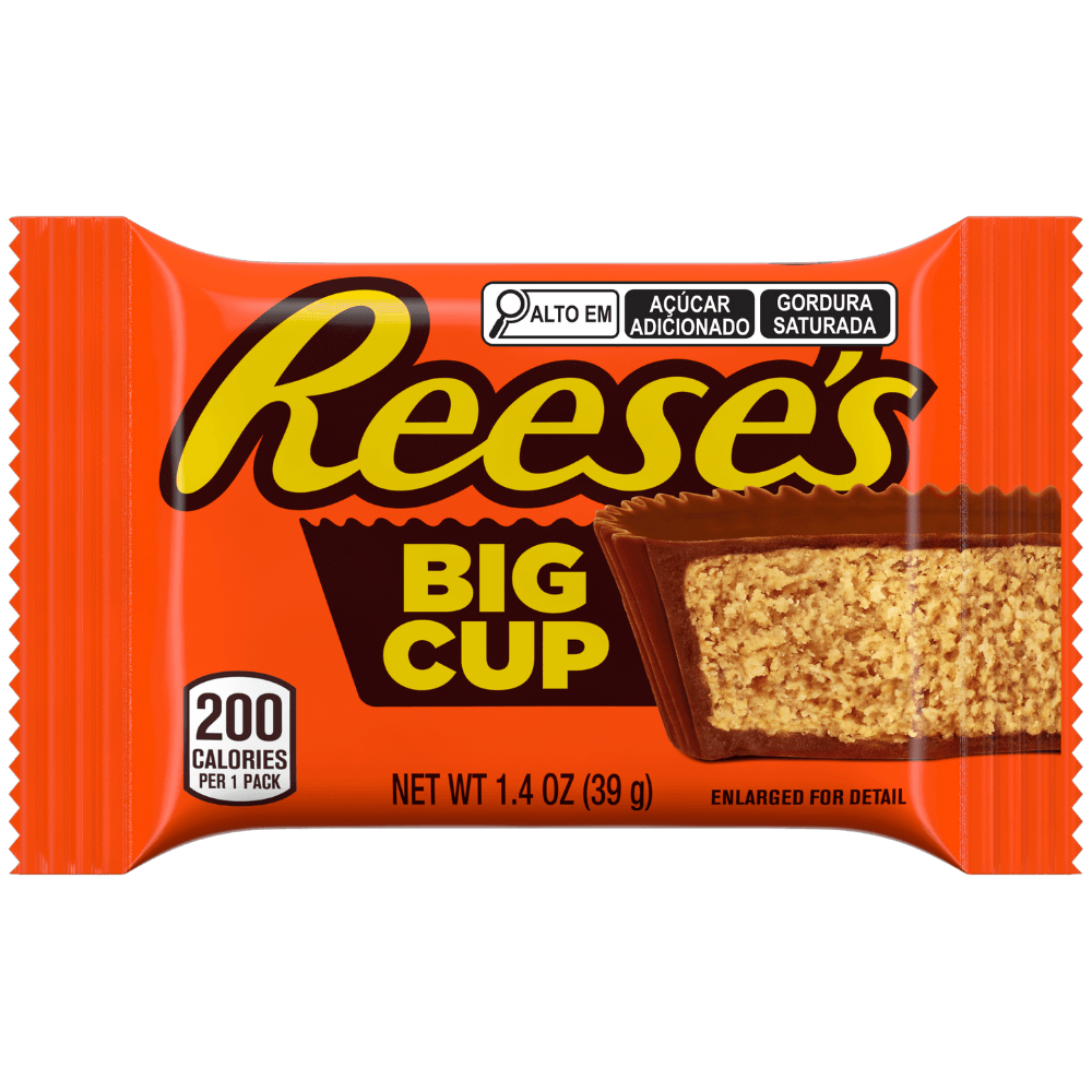 Encontraproduto.com.br - Chocolate ao Leite e Amendoim 1 Big Cup Reeses 39g