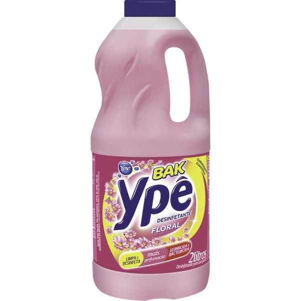 Encontraproduto.com.br - Desinfetante Bak Ypê Floral Frasco com 2L