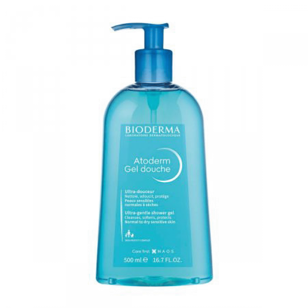 Bioderma Atoderm Gel Douche Higiene Diária Antirressecamento 500ml