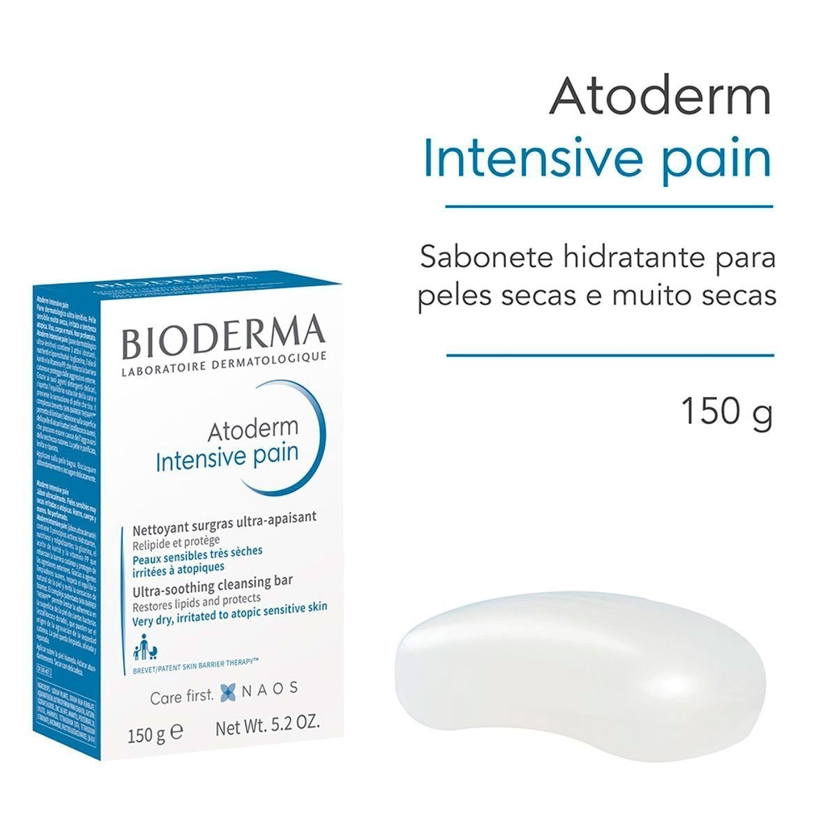 Atoderm Ultra Hidratante Sabonete Barra Bioderma 150g