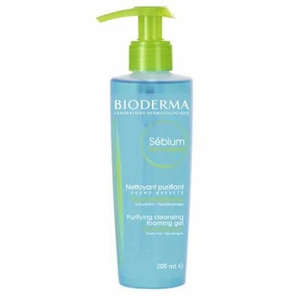 Encontraproduto.com.br - Sébium Moussant Bioderma Gel Pump - Frasco com 200mL