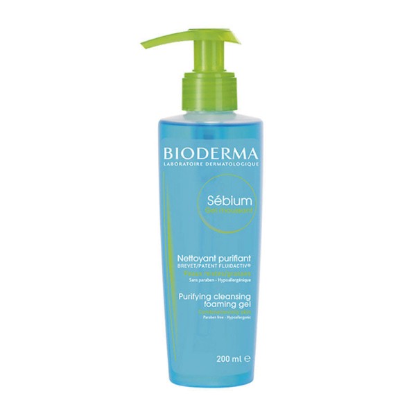 Encontraproduto.com.br - Sébium Moussant Bioderma Gel Pump - Frasco com 200mL