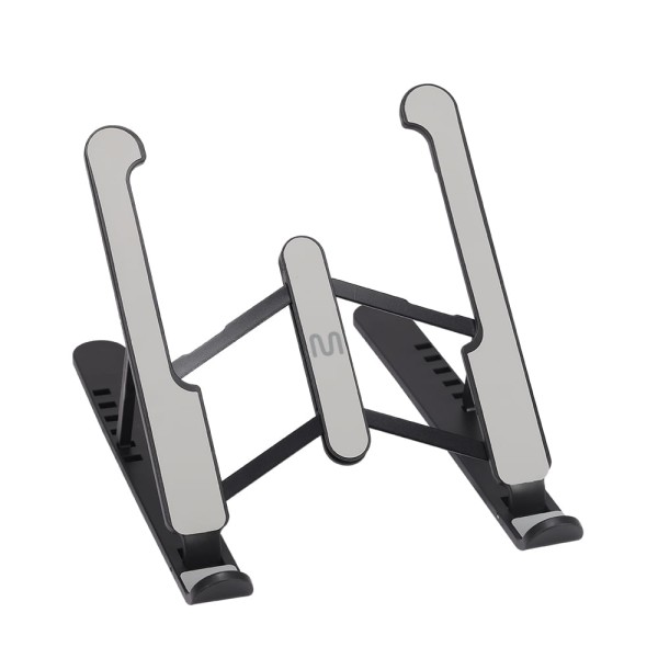 Encontraproduto.com.br - Suporte de Notebook Regulável Haste Em Aluminio Preto Multi - AC439OUT [Reembalado]