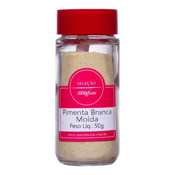 Pimenta Branca Moída Casa Santa Luzia 50g