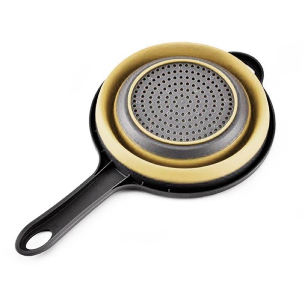 Encontraproduto.com.br - Escorredor Alimentos Silicone Retrátil Com Cabo Lava Arroz