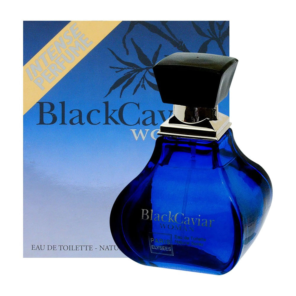 Encontraproduto.com.br - Black Caviar Woman De Paris Elysees Eau De Toilette Feminino 100 ml