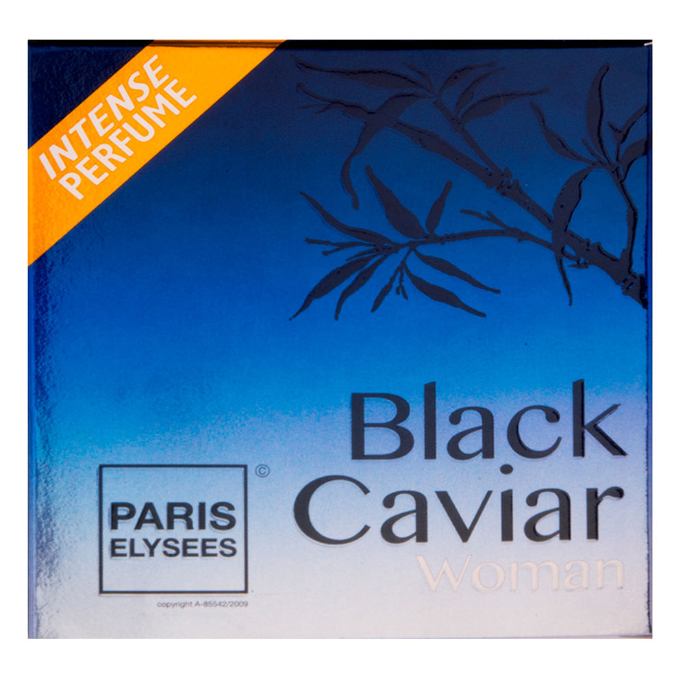Encontraproduto.com.br - Black Caviar Woman De Paris Elysees Eau De Toilette Feminino 100 ml