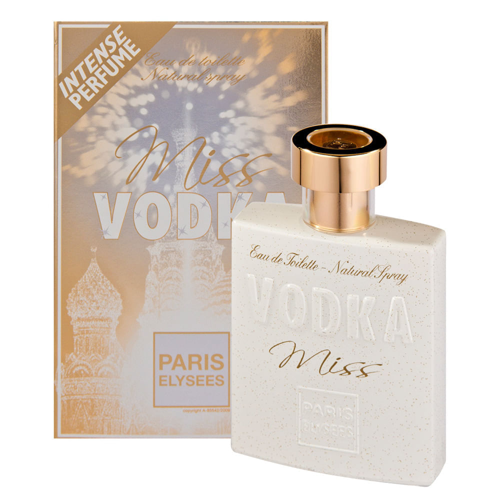Encontraproduto.com.br - Vodka Miss Paris Elysees Eau De Toilette Feminino 100ml