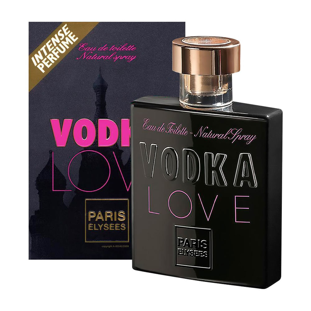 Encontraproduto.com.br - Vodka Love Eau De Toilette Paris Elysees - Perfume Feminino 100ml