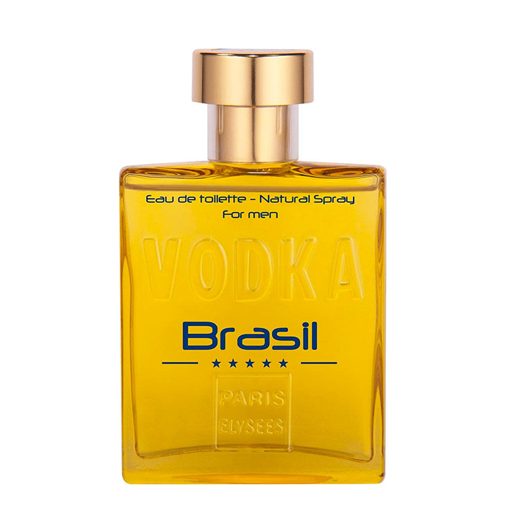 Encontraproduto.com.br - Perfume Vodka Brasil Amarelo Paris Elysees Masculino Eau De Toilette 100ml