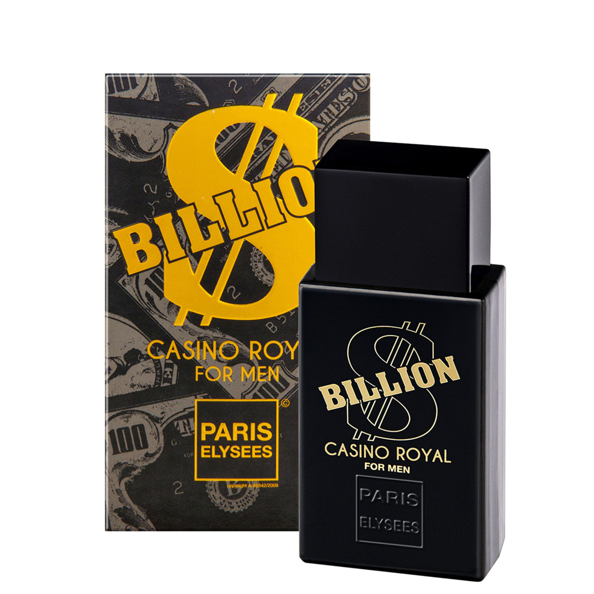 Perfume Billion Cassino Royal Paris Elysees Masculino Eau De Toilette 100ml