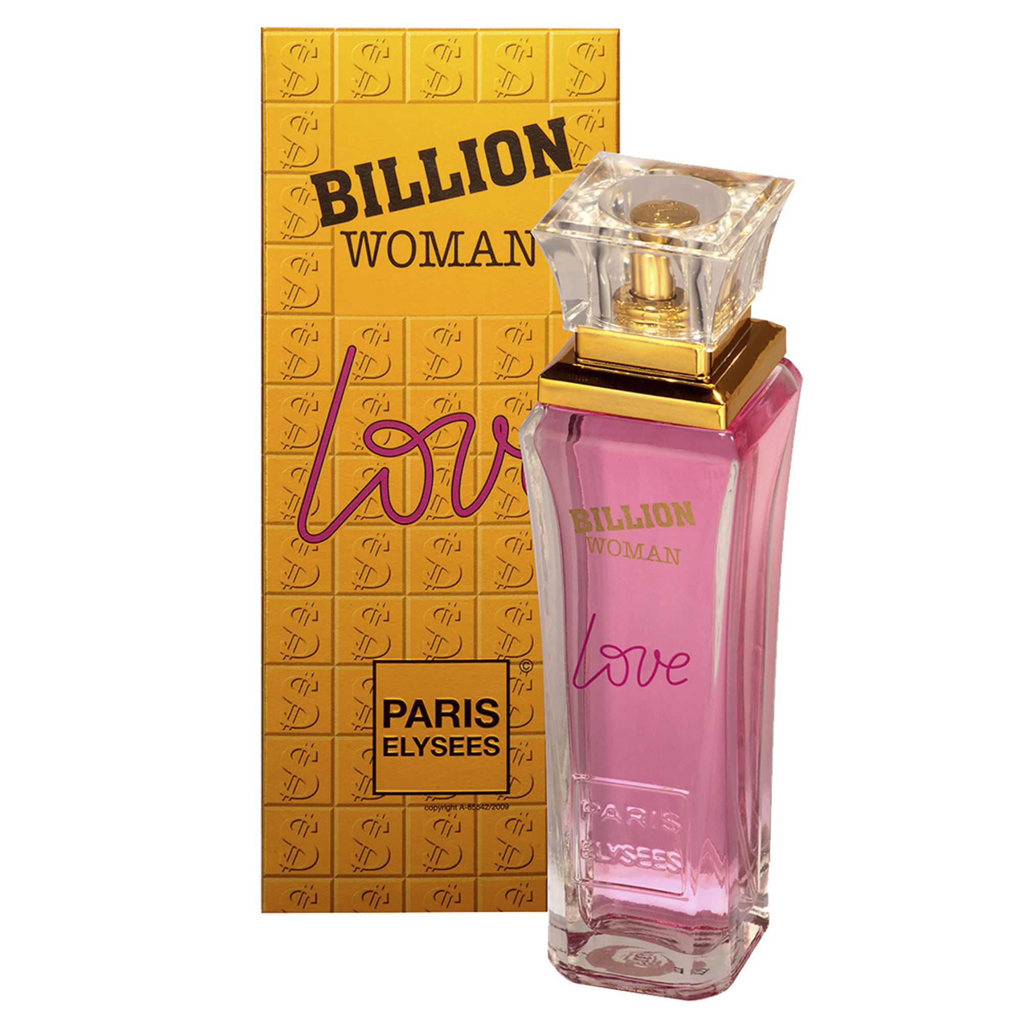 Encontraproduto.com.br - Perfume Billion Love Paris Elysees Feminino Eau De Toilette 100ml