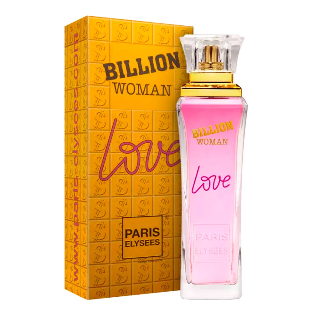 Encontraproduto.com.br - Perfume Billion Love Paris Elysees Feminino Eau De Toilette 100ml